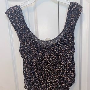 Garage Off The Shoulder Crop Top